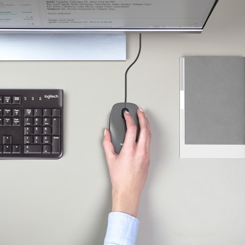 Logitech M100 muis Ambidextrous USB Type-A Optisch 1000 DPI-2