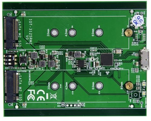 StarTech.com Dubbele sleuf schijfbehuizing voor M.2 NGFF SATA SSDs USB 3.1 (10Gbps) RAID-3