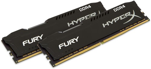 HyperX FURY Memory Black 8GB DDR4 2133MHz Kit geheugenmodule 2 x 4 GB