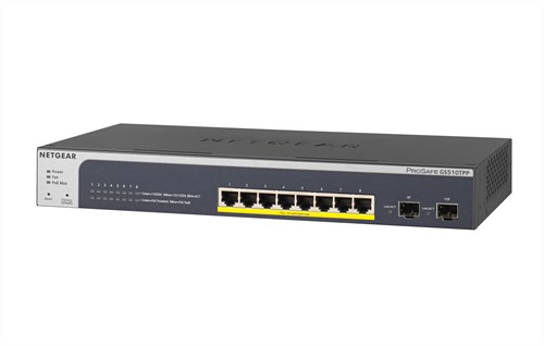 NETGEAR GS510TPP Managed L2/L3/L4 Gigabit Ethernet (10/100/1000) Power over Ethernet (PoE) Zwart-3