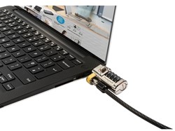 DELL 461-AAEU kabelslot Zwart, Roestvrijstaal 1,8 m