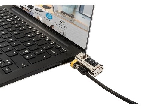 DELL 461-AAEU kabelslot Zwart, Roestvrijstaal 1,8 m