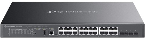 TP-Link SG5428XMPP netwerk-switch Managed L3 Gigabit Ethernet (10/100/1000) Power over Ethernet (PoE) Zwart