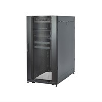 StarTech.com 4 Post 25U Netwerkkast, Vergrendelbare 19" Patchkast voor Computer / AV / IT / Data Apparatuur, Server Rack voor Bureau/Thuis met Wielen & Verstelbare Montagerails-2