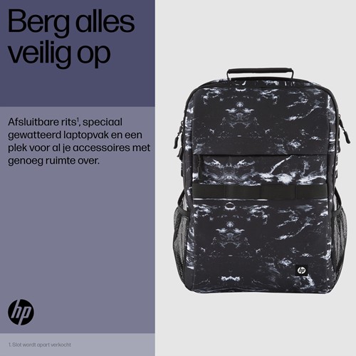 HP Campus XL Backpack, Marble Stone
