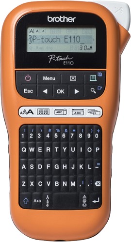Brother PT-E110VP labelprinter Direct thermisch Kleur 180 x 180 DPI 20 mm/sec TZe QWERTY