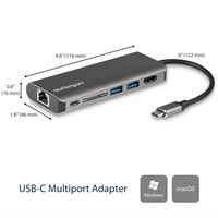 StarTech.com USB-C multiport adapter met SD kaartlezer - Power Delivery - 4K HDMI - GbE - 2 x USB 3.0 - USB-C hub - card reader - NIEUWE VERSIE BESCHIKBAAR DKT30CSDHPD3 (DKT30CSDHPD)-2