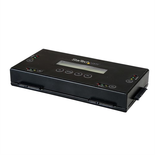 StarTech.com 4 Bay SSD/HDD Hard Drive Eraser, 2.5" & 3.5" SATA, Hostless Externe Standalone Disk Wiper/Sanitizer, 9 Erase Modes, RS232 Printer Port, NIST/DOD & TAA Compliant