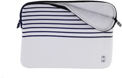 MW 410062 notebooktas 33 cm (13") Opbergmap/sleeve Blauw, Wit