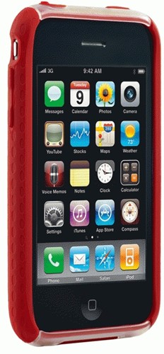 OtterBox iPhone 3G/3GS Case mobiele telefoon behuizingen Rood-2