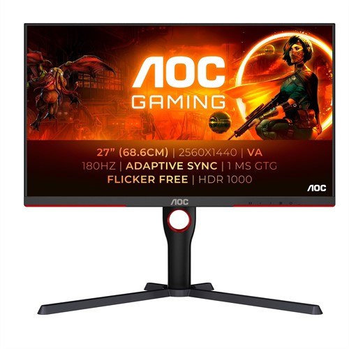 AOC G3 Q27G3XMN computer monitor 68,6 cm (27") 2560 x 1440 Pixels 2K Ultra HD LED Zwart