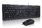 Lenovo 4X30L79893 toetsenbord Inclusief muis USB QWERTY Nederlands Zwart