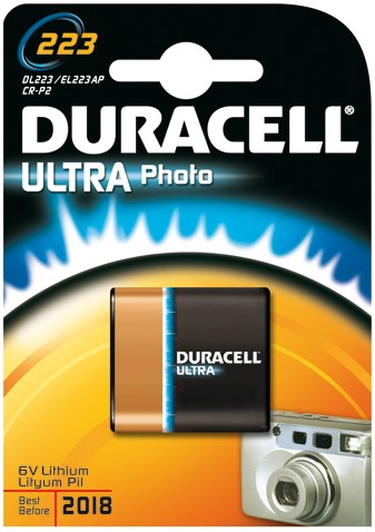 Duracell Ultra Photo 223 Wegwerpbatterij 6V Nikkel-oxyhydroxide (NiOx)