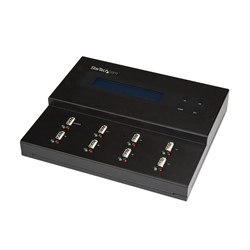 StarTech.com Standalone 1 naar 7 USB Thumb Drive Cloner en Wisser, Multiple USB Flash Drive Kloner, System/File/Whole-Drive Copy aan 1.5 GB/min, Single en 3-Pass Erase, LCD Display