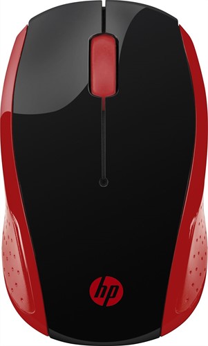 HP draadloze muis 200 (Empress red)-2