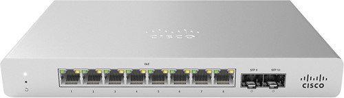 Cisco Meraki MS120-8LP Managed L2 Gigabit Ethernet (10/100/1000) Power over Ethernet (PoE) Grijs