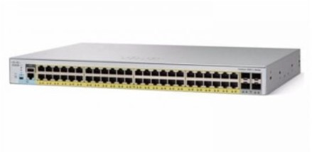 Cisco Catalyst C2960L-48PQ Managed L2 Gigabit Ethernet (10/100/1000) Power over Ethernet (PoE) 1U Grijs