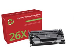 Everyday Remanufactured Zwart Toner van Xerox vervangt HP 26X (CF226X), Hoge Capaciteit