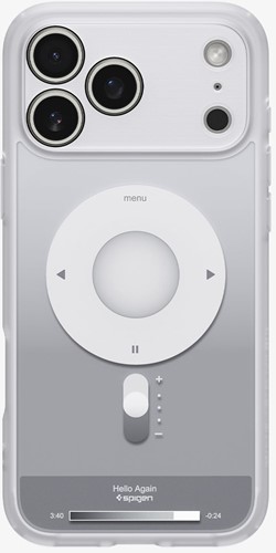 Spigen iPh 17 Pro UltHyb MF Cls Silver mobiele telefoon behuizingen Hoes