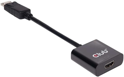 CLUB3D DisplayPort 1.2 to HDMI 2.0 UHD Active Adapter