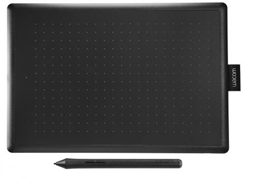 Wacom One by Medium grafische tablet Zwart, Rood 2540 lpi 216 x 135 mm USB
