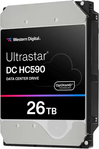 Western Digital DC HC590 interne harde schijf 24 TB 7200 RPM 3.5" SAS