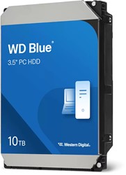 Western Digital Blue WD100EAGZ interne harde schijf 10 TB 7200 RPM 512 MB 3.5" SATA III