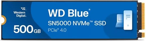 Western Digital Blue SN5000 500 GB M.2 PCI Express 4.0 NVMe 3D TLC NAND