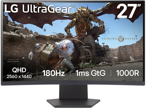 LG 27GS60QC-B computer monitor 68,6 cm (27") 2560 x 1440 Pixels Full HD LCD Zwart