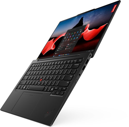 Lenovo ThinkPad X1 Carbon Gen 12 Intel Core Ultra 5 125U Laptop 35,6 cm (14") WUXGA 16 GB LPDDR5x-SDRAM 512 GB SSD Wi-Fi 6E (802.11ax) Windows 11 Pro Zwart