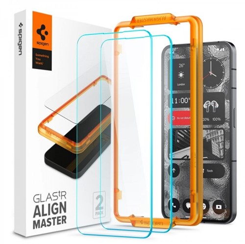Spigen AGL06981 scherm- & rugbeschermer voor mobiele telefoons Doorzichtige schermbeschermer Nothing 2 stuk(s)
