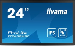 iiyama PROLITE Digitaal A-kaart 61 cm (24") LED 600 cd/m² Full HD Zwart Touchscreen