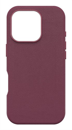OtterBox Symmetry Series Cactus Leather voor MagSafe voor iPhone 16 Pro, Maroon Bells