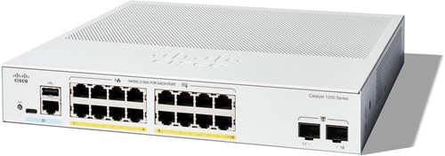 Cisco Catalyst 1200 Managed L2 Gigabit Ethernet (10/100/1000) Power over Ethernet (PoE) Grijs-2