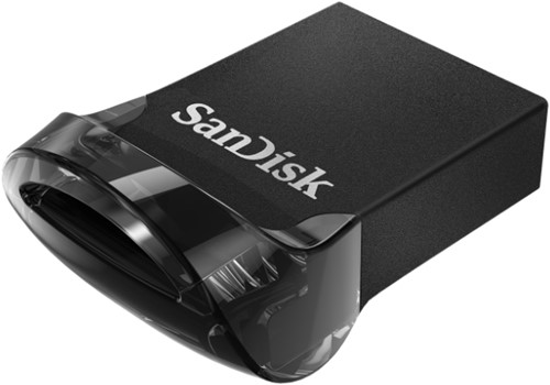 SanDisk Ultra Fit USB flash drive 128 GB USB Type-A 3.2 Gen 1 (3.1 Gen 1) Zwart