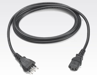Zebra 50-16000-671R electriciteitssnoer Zwart 1,8 m CEI 23-16
