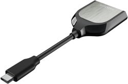 SanDisk Extreme PRO geheugenkaartlezer USB 3.2 Gen 1 (3.1 Gen 1) Type-C Zwart, Zilver