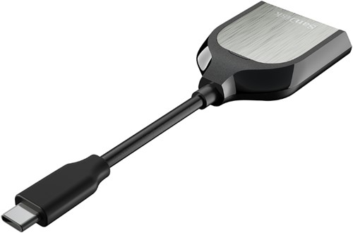 SanDisk Extreme PRO geheugenkaartlezer USB 3.2 Gen 1 (3.1 Gen 1) Type-C Zwart, Zilver