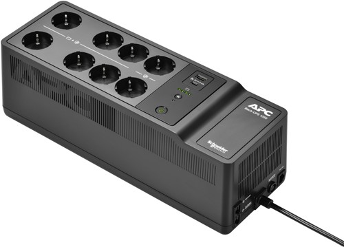 APC Back-UPS BE1050G2-GR - Noodstroomvoeding 8x stopcontact, 1050VA, 2 USB opladers, 1 USB datapoort-2