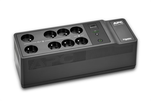 APC Back-UPS BE500G2-FR - Noodstroomvoeding 8x penaarde(België), 500VA, 1 USB oplader, 1 USB datapoort