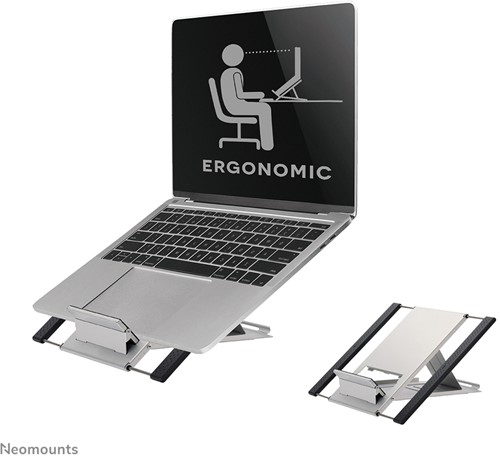 Neomounts NSLS100 Laptopstandaard 10-22" - opvouwbaar - compact - universeel