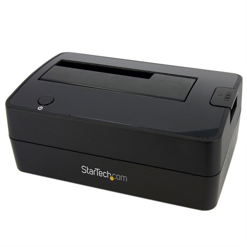 StarTech.com Single Bay USB 3.0 naar SATA HDD Docking Station, USB 3.0 (5 Gbps) Hard Drive Dock, Externe 2.5/3.5" SATA I/II/III HDD/SSD Dock Station, Hot-Swap Hard Drive Bay, Top-Loading