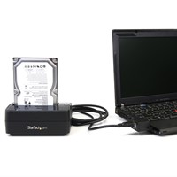 StarTech.com Single Bay USB 3.0 naar SATA HDD Docking Station, USB 3.0 (5 Gbps) Hard Drive Dock, Externe 2.5/3.5" SATA I/II/III HDD/SSD Dock Station, Hot-Swap Hard Drive Bay, Top-Loading-3