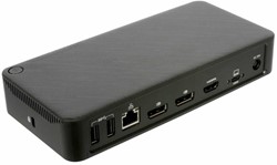 Targus DOCK460EUZ laptop dock & poortreplicator Bedraad USB4 Zwart