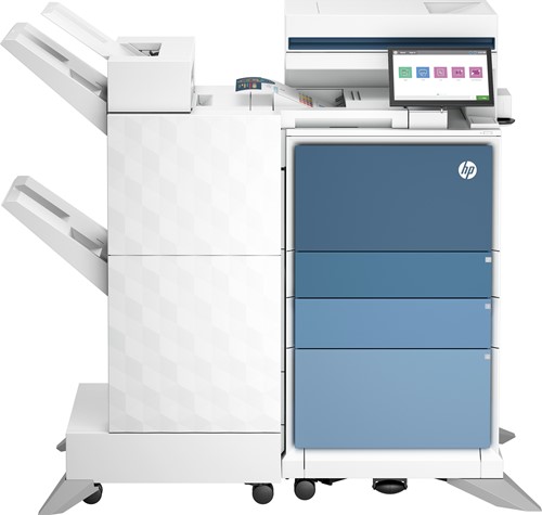 HP Color LaserJet Enterprise Flow MFP 6800zfw+ printer, Printen, kopiëren, scannen, faxen, Flow; Touchscreen; Nieten; TerraJet-cartridge