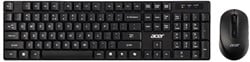 Acer Combo Set - Wireless Keyboard+mouse toetsenbord Inclusief muis Thuis/Werk USB Zwart, Grijs