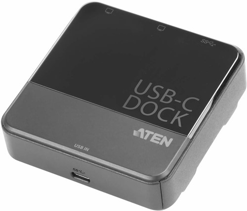 ATEN UH3233 Bedraad USB 3.2 Gen 1 (3.1 Gen 1) Type-C Zwart