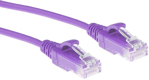 ACT DC9300 netwerkkabel Paars 0,5 m Cat6 U/UTP (UTP)