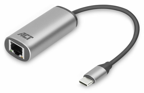 ACT AC7081 interface hub USB 3.2 Gen 1 (3.1 Gen 1) Type-C 2500 Mbit/s Aluminium