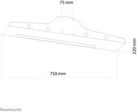 Neomounts KEYB-V100 Toetsenbord-/muishouder - b 75 cm-3
